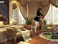 In fashionbusiness game, turn around I want your ass in 3D anime