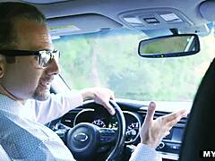 busty-milf takes a ride on a young 18+ stud 😘