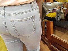 Colombian Milf Groped For Money By Voyeur