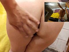 Colombian Milf Groped For Money By Voyeur