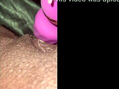 i'm milaj testing this new wand vibrator on my big tits