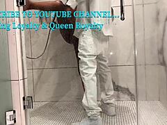 royal b, the latina, subtly craves daddy's big black cock and creampie