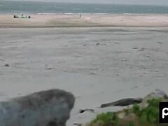 i watched big-boobed Dani Mathers and her gfs ride quads naked on the beach.