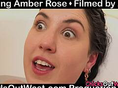 Hairy aussie rubs pussy in bathtub during reality behind the scenes