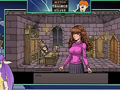 See how Witch Trainer Silver part 3 from Akabur is like a hentai game