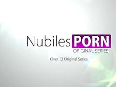 Skinny Teen Squirts on Massive Cock in Hardcore Missionary Action