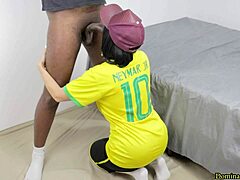 i fucked this shemale anal and she cried on my big black cock