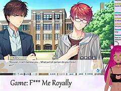 Vtuber Lewdneko's naughty playtime in F Me Royalty part 1