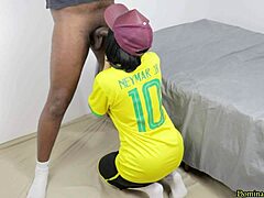 i fucked this shemale anal and she cried on my big black cock