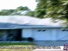 two bffs flash tits at fast food workers, one flashes back