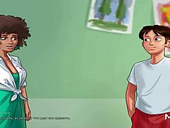 Teen 18+ enters anime hentai contest for summertimesaga game marks