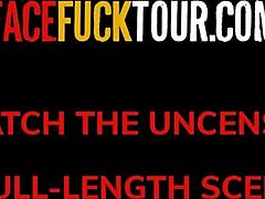 Face Fuck Tour with Huge Dick Threesome Action