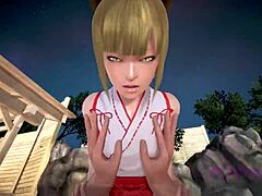 Cosplay Maid From The Helpful Fox Senko-San In 3D Anime Parody