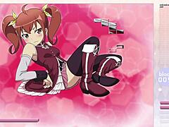 Kurusu Kanako Strips in Arkanoid Gameplay, Clothes Ripped Anime Hentai