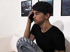 Catching receptionist in doggy style