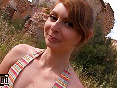 Little Redhead With Small Tits Gets Anal Assfucking And Facial