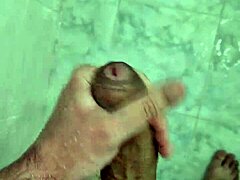 Jerking Off In The Shower With Excitement!