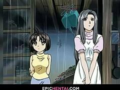 Sweet virgin pussy drilled and fingered in wild hentai