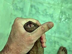 Jerking Off In The Shower With Excitement!