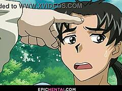 Sweet virgin pussy drilled and fingered in wild hentai