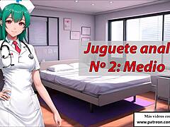 Extreme Anal JOI with Endless Spanish BDSM Experiment on European Shemale Slave.