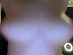 Alessandra with glasses learns to shake her tits slower as teen 18+ with jumping boobs