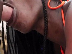 Homemade Zanzibar porn: Wet and wild interracial sex