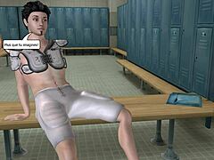 Gay Arab prince in animated 3D porn film in French