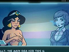 In star channel 34 part 89, the brunette redhead with big tits plays the game in this sexy anime hentai