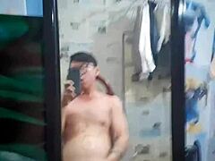 Vietnamese Gay Top Shows Off His Tattooed Big Cock