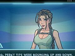Big tits bouncing in Hermione's anime game