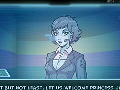 In star channel 34 part 89, the brunette redhead with big tits plays the game in this sexy anime hentai