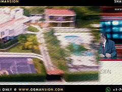 Redhead Latina in Bodysuit Teasing Wet Pussy and Ass