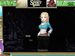 Legend of the spirit orbs zelda with princess blowjob