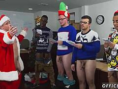 Ebony thug gay action