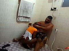 Caught Stepdaughter Masturbating in Bathroom, Took Her Hard