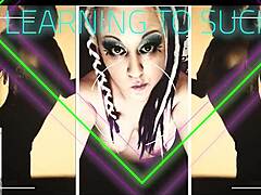 Horny Stepsister Teaches Cock Sucking for Watching.