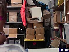 Pretty Shoplifter Lily Adams Feels Intense Rip