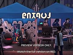 Behind the scenes 3D hentai preview