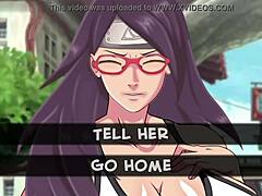 Sarada's intense training in Naruto parody goes too far