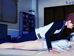 Saber, Rin, and Shirou in wild Fate Stay Night hentai sex