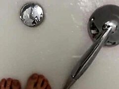 I Take Off My Nylon And Take A Shower!