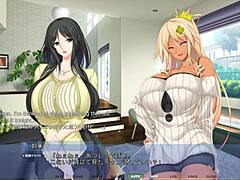 Akumeru Harem Route: Stepmom and Stepdaughter Blowjob Action! 😘