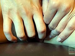 sophie teases with creamy pussy before getting pounded hard by huge cock