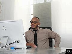 uh, my gamer stepson ridin my black cock hard!