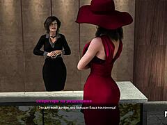 Fashion Business Couple Poses for Chest Pictures in 3D Anime Game