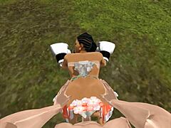 i'm laura in boxing femdom pov with anal blowjob and big ass