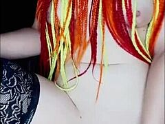 With a Lover via Video Call for Solo Fun