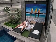 Maine teen 18+ cleaning lady ko apne private suite mein bulaaya, aur usne amazing blowjob di jab tak main uske muh mein nahi aa gaya 😏