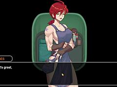 Hentai game village rhapsody final part 9 boldly fucking redhead and slut with big cock in cosplay anime action